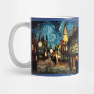 Starry Night in Diagon Alley Mug